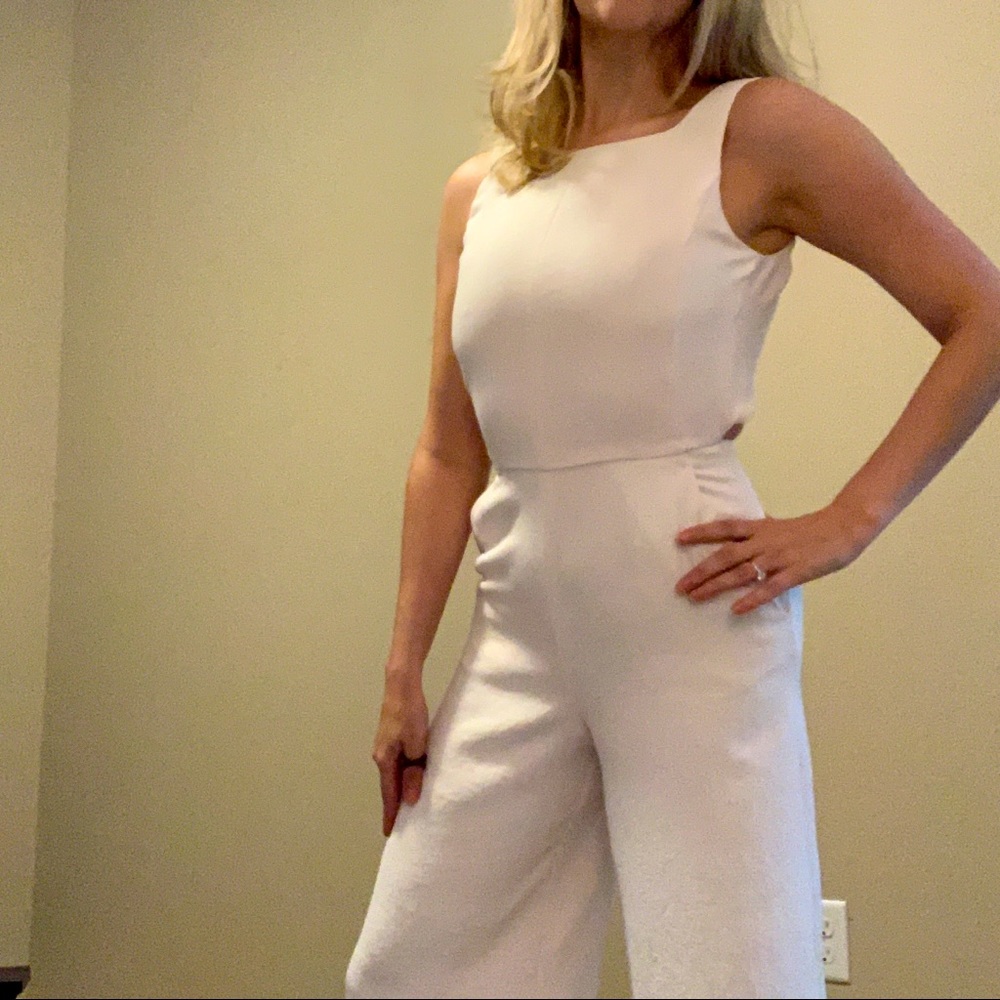 Crisp white Aritzia Jumpsuit